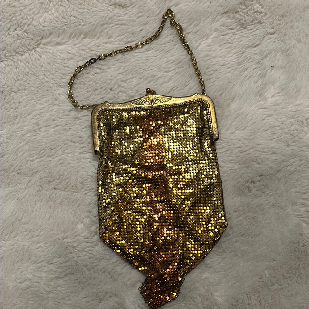 Gold Sequin Evening Bag